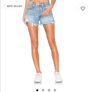 Agolde Parker Vintage Cut Off Short in Swapmeet